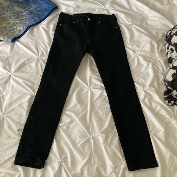 H&M &DENIM 34x30 skinny stretch jeans in black wash - Picture 3 of 7